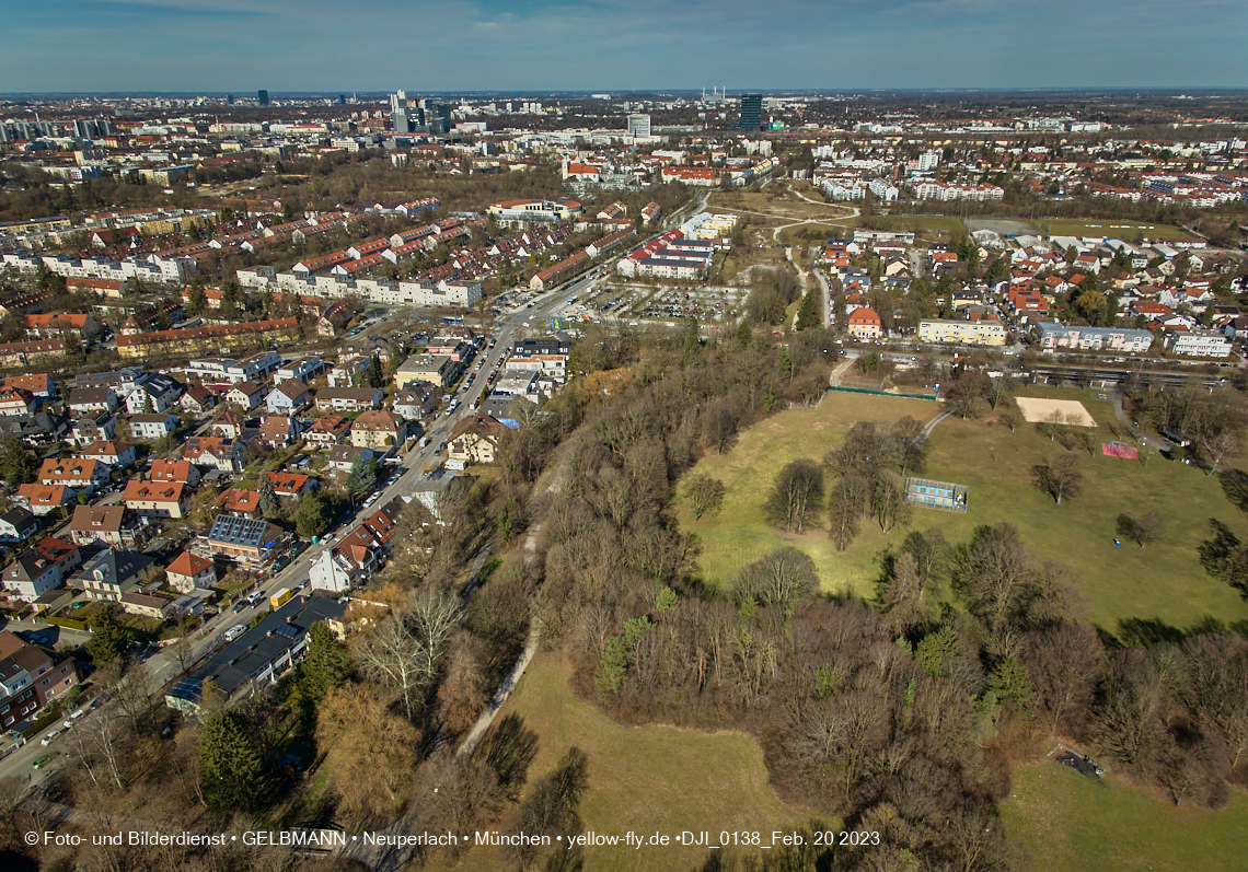 20.02.2023 -  der verschwundene Hachinger Bach in Neuperlach und Berg am Laim